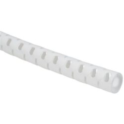 Détails visibles de Gaine de protection HelawrapPP blanche Ø16 mm pour Isolation et protection