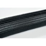 Hellermann Tyton - Gaine tressée PA 6.6 noire Ø 10 mm rouleau de 100m - 170-41000