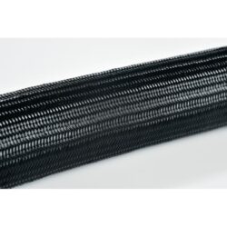 Hellermann Tyton - Gaine tressée PA 6.6 noire Ø 4 mm rouleau de 200m - 170-40400