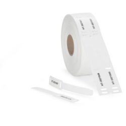 Hellermann Tyton - Plaque de marquage taille échelle version boucle 18x124 mm blanc - 556-80588