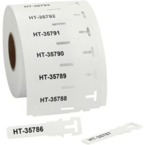 Hellermann Tyton - Repère de câble TAGPU LOOP 12x74mm blanc - 556-80584