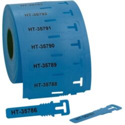 Hellermann Tyton - Repère de câble TAGPU LOOP 12x74mm bleu - 556-80586
