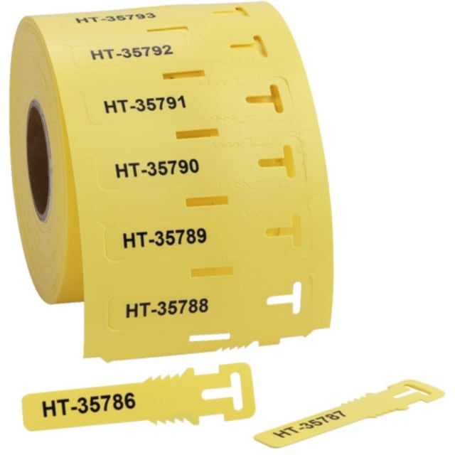 Hellermann Tyton - Repère de câble TAGPU LOOP 12x74mm jaune - 556-80585 Hellermann Tyton - Repère de câble TAGPU LOOP 12x74mm jaune - 556-80585