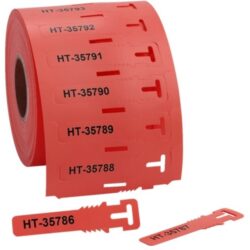Hellermann Tyton - Repère de câble TAGPU LOOP 12x74mm rouge - 556-80587