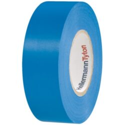 Ruban isolant PVC bleu 19 x 20 mm, en Polyvinylchloride (PVC)