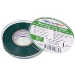 Hellermann Tyton - Ruban adhésif d'isolation HelaTape Flex 1000+ Vert/Jaune 19x20 - 710-10612