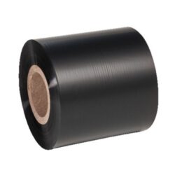 Ruban transfert thermique noir 60 mm sur mandrin carton