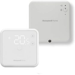 Honeywell Home - DT4R Thermostat d'Ambiance Digital sans fil on/off - Blanc - YT42WRFT20