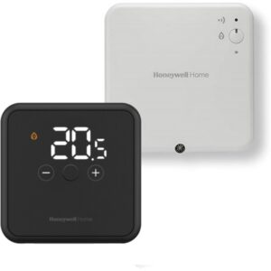 Honeywell Home - DT4R Thermostat d'Ambiance Digital sans fil on/off - Noir - YT42BRFT22