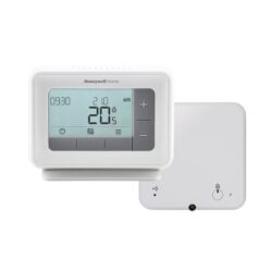 Honeywell Home - T4R Thermostat digital à horloge sans fil - 7 jours - toute/rien et Opentherm - Y4H910RF4004