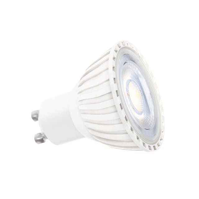 Ampoule LED GU10 dimmable 7W 3000K blanc 36° 240V – Image 1