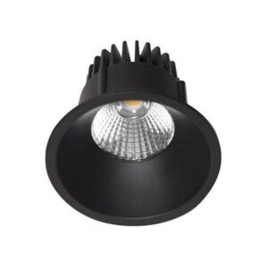 INDIGO - AL3012 RD 9W 1050Lm 3000K 38° IP44 DIM Noir mat - DO17105