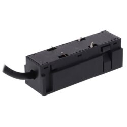 Alimentation rail 48V noire avec câble 150 cm pour éclairage technique