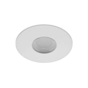 Spot encastrable LED rond blanc mat avec optique centrale dimmable IP65