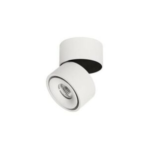 Applique plafonnier blanc mat orientable avec spot LED intégré