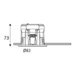 INDIGO - DEBI RD-230 5W 620Lm 60° IP65 DIM Blanc mat - DO44530 – Image 2