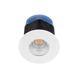 Détails visibles de Downlight encastrable fixe IP65 blanc mat pour Spots encastrés