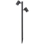 INDIGO - GUNZY 2 P 2x8W 2x760Lm 3000K 38° IP66 Anthracite - OU457WW24