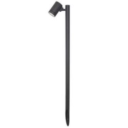Détails visibles de Projecteur sur piquet LED 8W IP66 anthracite pour Piquets de jardin