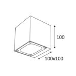 INDIGO - KUBO 2x6W 3000K 30° IP54 Anthracite - OU334WW24 – Image 3