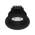 INDIGO - LASER RDX 9W 3000K 1050Lm 20° IP44 DIM NOIR MAT - DO336WW05
