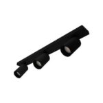 INDIGO - RIVA 3 GU10 MAX 3x10W PAR16 Noir mat - WA20005