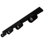 INDIGO - RIVA 4 GU10 MAX 4x10W PAR16 Noir mat - WA20105