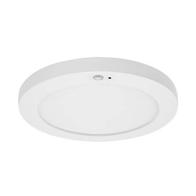 Plafonnier LED INDIGO détecteur infrarouge Plafonnier LED rond blanc mat avec détecteur infrarouge intégré