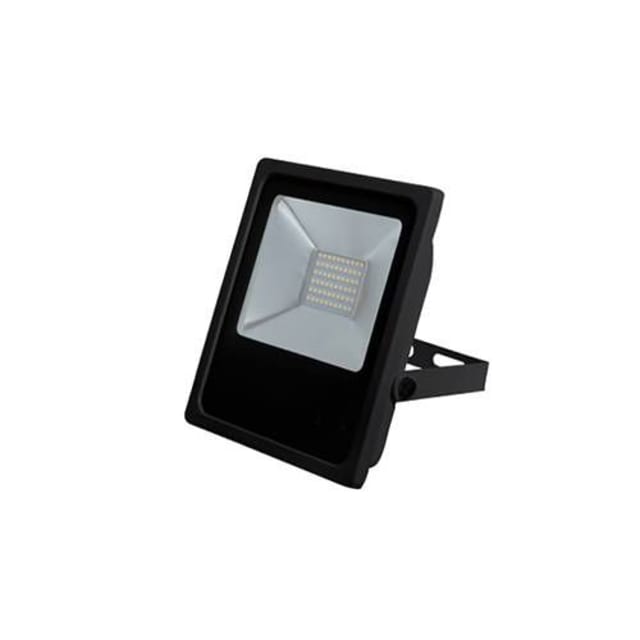Projecteur LED extérieur noir IP65 30W 3000K Projecteur LED extérieur noir 30W IP65 angle orientable avec support mural
