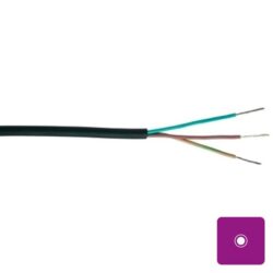 INSTALLATIEKABEL - H05RR-F CTLB câble souple caoutchouc noir 500V 3G1
