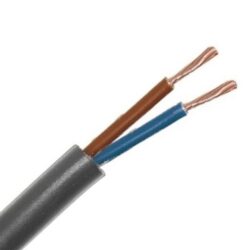 INSTALLATIEKABEL - H05VV-F VTMB câble de raccordement PVC souple gaine lisse 500V noir 2X0