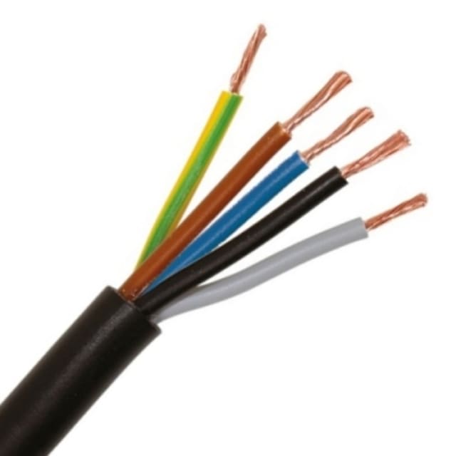 INSTALLATIEKABEL - H05VV-F VTMB câble de raccordement PVC souple gaine lisse 500V noir 5G0 INSTALLATIEKABEL - H05VV-F VTMB câble de raccordement PVC souple gaine lisse 500V noir 5G0
