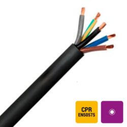 INSTALLATIEKABEL - H07RN-F câble caoutchouc souple 750V Eca noir 2X6mm² - H07RN-F2X6-ECA B 500