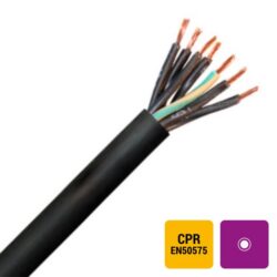 INSTALLATIEKABEL - H07RN-F câble caoutchouc souple multi 750V Eca noir 12G1