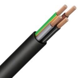 INSTALLATIEKABEL - H07ZZ-F câble caoutchouc sans halogène souple 750V CCA S1D1A1 noir 4G2