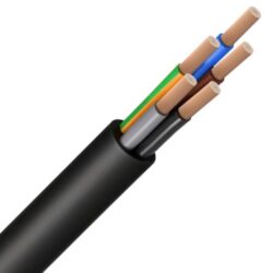 INSTALLATIEKABEL - H07ZZ-F câble caoutchouc sans halogène souple 750V CCA S1D1A1 noir 5G1