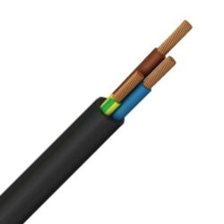 INSTALLATIEKABEL - H07ZZ-F câble caoutchouc sans halogène souple 750V CCA S1D1A1 noir 5G4mm² - H07ZZ-F5G4-CCA B 1000