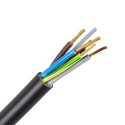 INSTALLATIEKABEL - H07ZZ-F câble caoutchouc sans halogène souple 750V CCA S1D1A1 noir 5G6mm² - H07ZZ-F5G6-CCA B 1000