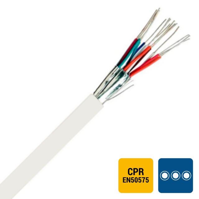 INSTALLATIEKABEL - TPVF téléphonie PVC blindage par paire intérieur 150V Cca s3d2a3 blanc 2X2X0 INSTALLATIEKABEL - TPVF téléphonie PVC blindage par paire intérieur 150V Cca s3d2a3 blanc 2X2X0