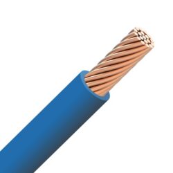 INSTALLATIEKABEL - VOB H07V-R fil PVC câblé 750V Eca 70°C Eupen Blue 6mm² - V0B6B-R-ECA R 100