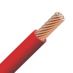 INSTALLATIEKABEL - VOB H07V-R fil PVC câblé 750V Eca 70°C Eupen Rouge 6mm² - V0B6R-R-ECA R 100