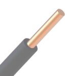 INSTALLATIEKABEL - VOB H07V-U fil PVC massif 750V Eca 70°C Gris mm² - V0B4G-ECA R 100