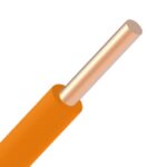 INSTALLATIEKABEL - VOB H07V-U fil PVC massif 750V Eca 70°C Orange mm² - V0B1