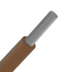 INSTALLATIEKABEL - VOBst H07V-KT fil PVC souple étamé 750V Eca 70°C Brun 2