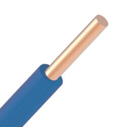 INSTALLATIEKABEL - VTB H05V-U fil PVC massif 500V Eca 70°C Blue mm² - VTB0