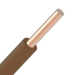 INSTALLATIEKABEL - VTB H05V-U fil PVC massif 500V Eca 70°C Brun mm² - VTB0