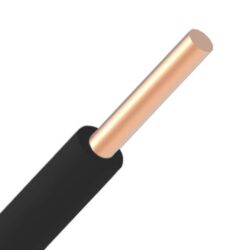 INSTALLATIEKABEL - VTB H05V-U fil PVC massif 500V Eca 70°C Noir mm² - VTB0