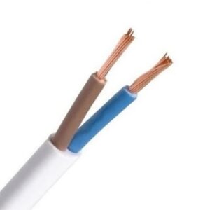 INSTALLATIEKABEL - VTLB H03VV-F câble de raccordement PVC souple 300V blanc 2X0