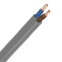 INSTALLATIEKABEL - VTLBp H03VVH2-F câble de raccordement plat PVC souple 300V gris 2X0