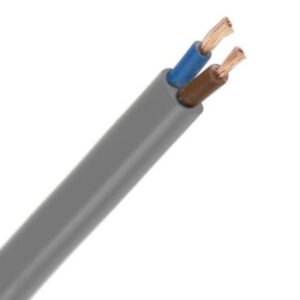INSTALLATIEKABEL - VTLBp H03VVH2-F câble de raccordement plat PVC souple 300V gris 2X0